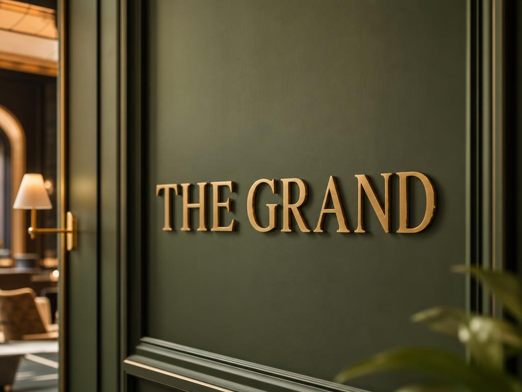 Brass Flat Cut Letters